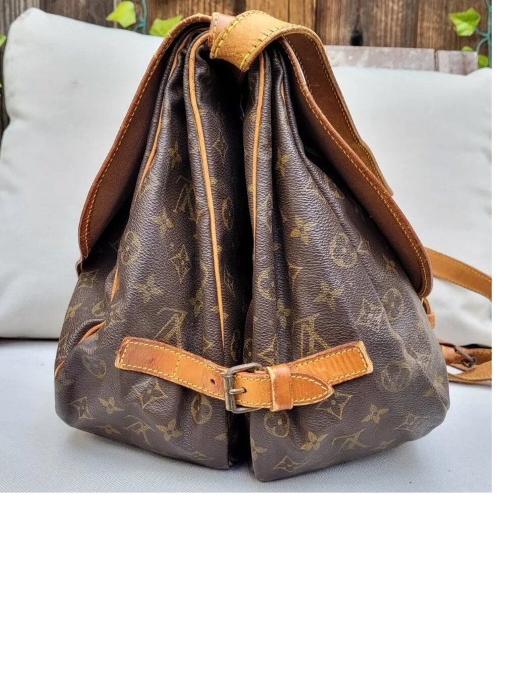 Louis Vuitton Shoulder Bag Saumur 35 Browns Monogram - Picture 4 of 14
